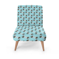 Twin Fighting Bees Occasional Chair by Robert Bowen